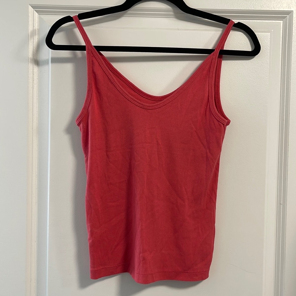 Red tank top
